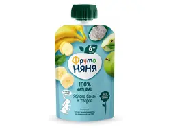 پوره ساندیسی سیب و موز و پنیر و نعنا فروتونیانیا Frutonyanya