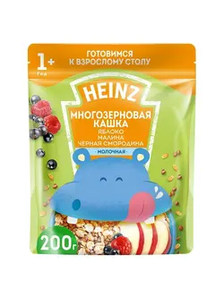 سرلاک چندغله با سیب، بلوبری و تمشک همراه با شیر هاینز heinz
