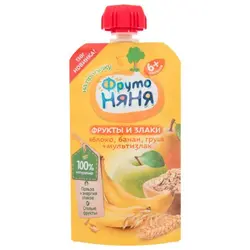 پوره ساندیسی سیب، موز و گلابی و غلات فروتونیانیا Frutonyanya