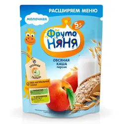 سرلاک هلو و چندغله با شیر فروتونیانیا Frutonyanya