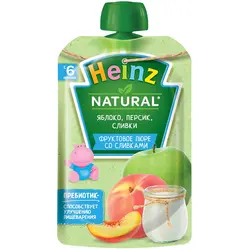 پوره ساندیسی سیب، هلو، خامه هاینز Heinz