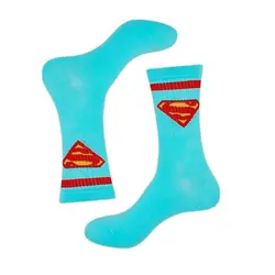 جوراب ساقدار طرح سوپرمن رنگ آبی برند پاتریس 1 جفت