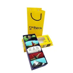 ست جوراب ساقدار فانتزی پک ایران من 5 جفت برند پاتریس