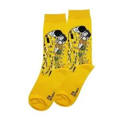 جوراب ساقدار فانتزی طرح بوسه گوستاو برند پاتریس 1 جفت