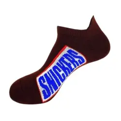 جوراب مچی طرح شکلات اسنیکرز برند پاتریس 1 جفت