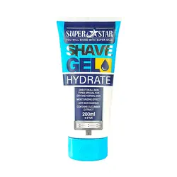 ژل اصلاح آبرسان سوپر استار 200میل