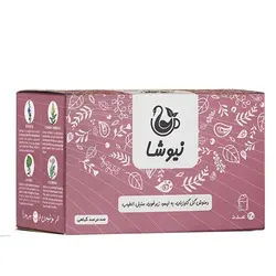 دمنوش گل گاوزبان به لیمو زیرفون سنبل الطیب کیسه ای نیوشا ۲۰عددی