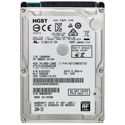 هارددیسک اینترنال 2.5 اینچی HGST با ظرفیت 1 ترابایت | برسی و خرید انواع هارد لپ تاپ