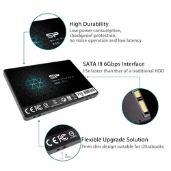 اس اس دی اینترنال سیلیکون پاور مدل Ace A55 ظرفیت 256 گیگابایت - خرید اس اس دی