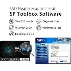 اس اس دی اینترنال سیلیکون پاور مدل Ace A55 ظرفیت 512 گیگابایت - خرید اس اس دی
