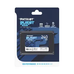 اس اس دی اینترنال پتریوت مدل Burst Elite ظرفیت 240 گیگابایت - فروشگاه اینترنتی هاردسرا