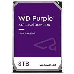 هارددیسک اینترنال وسترن دیجیتال مدل Purple WD80PURZ ظرفیت 8 ترابایت