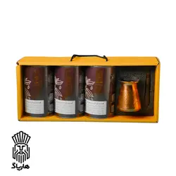 پکیج سه عددی قهوه ترک هارپاگ به همراه باندل هدیه جذوه