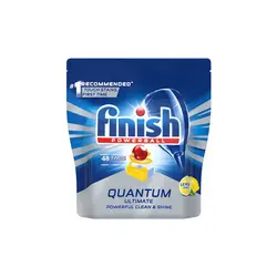 قرص ماشین ظرفشویی فینیش کوآنتوم 48 عددی لیمو Finish