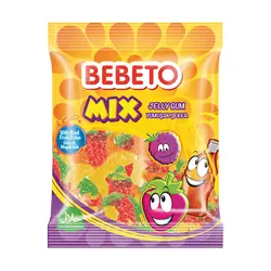 پاستیل ببتو  میکس 120 گرم BEBETO Mix