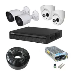 پک داهوا کامل آماده نصب میکروفن دار مدل 1200TP-EMP-A