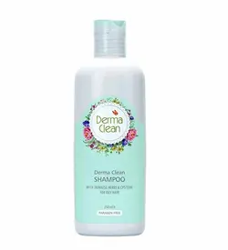 شامپو مخصوص موهای چرب عصاره گیاهان ژاپنی و سیستئین درماکلین حجم 250mL