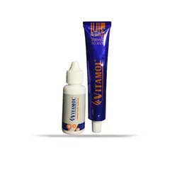 كيت رنگ ابرو كاراملي K1 ويتامول حجم 30mL
