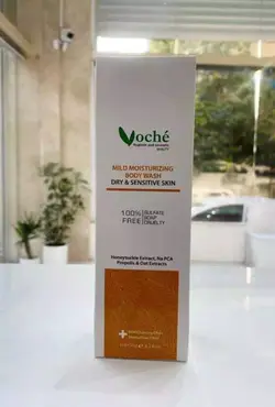 شامپو بدن پسوریازیس وچه مناسب پوست خشک و حساس حجم 250mL