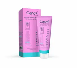 کرم ضد آفتاب پوست خشک و معمولی رز روشن SPF50 ژنو بایوتیک حجم 50mL