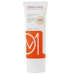 کرم ضد آفتاب رنگ روشن درمومدیک (DERMO MEDIC)
