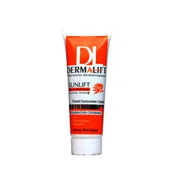 کرم ضد آفتاب رنگ شن صحرایی ۴ درمالیفت (Dermalift) حجم 50mL