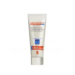 کرم ضد آفتاب رنگی پوست نرمال و خشک الی ژن (Oligen) حجم 50mL