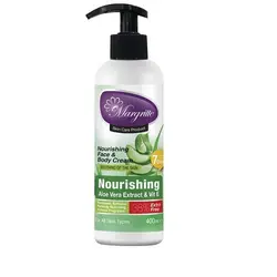کرم مرطوب کننده آلوئه ورا پمپی Margritte حجم 400mL