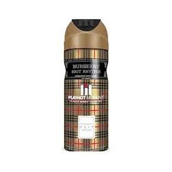 دئودورانت زنانه پلی هات مومنت مدل Burberry brit rhythm حجم 200mL
