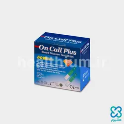 نوار تست قند خون On Call Plus بسته 50 عددی