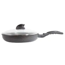 ماهیتابه تک دسته 24 سانت چدن عرشیا