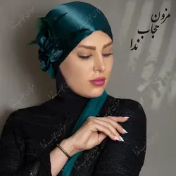 توربان گل رز - مزون حجاب ندا