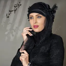 توربان مجلسی گلدار - مزون حجاب ندا