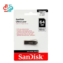 فلش مموری سن دیسک مدل Ultra Luxe ظرفیت 64 گیگابایت