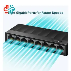 سوییچ 8 پورت گیگابیتی و دسکتاپ TP-Link مدل LS1008G