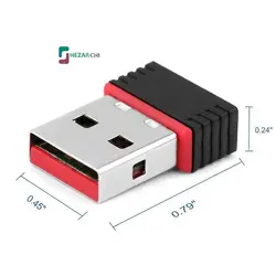 دانگل وای فای (کارت شبکه بی سیم) WiFi 802.IIN USB 2.0 (بدون آنتن)