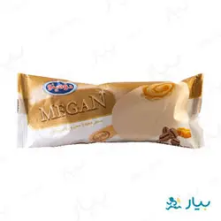 بستنی قهوه با سس و روکش شکلات دومینو