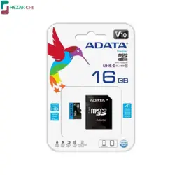 کارت حافظه‌ microSDHC ای دیتا مدل Premier کلاس 10 استاندارد UHS-I U1 سرعت 50MBps ظرفیت 16 گیگابایت