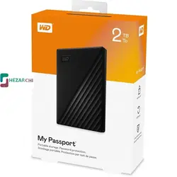 هارد اکسترنال وسترن دیجیتال مدل My Passport ظرفیت 2 ترابایت