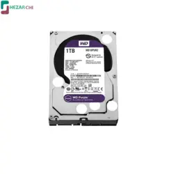 هارددیسک اینترنال وسترن دیجیتال مدل Purple WD10PURZ ظرفیت 1 ترابایت