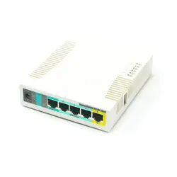 روتر اکسس پوینت 5 پورت 2.4 گیگاهرتز میکروتیک استوک Mikrotik RB951Ui-2HnD
