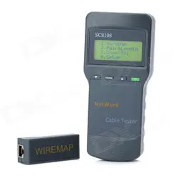 تستر کابل شبکه RJ45 حرفه ای  SC8108 LINK TESTER