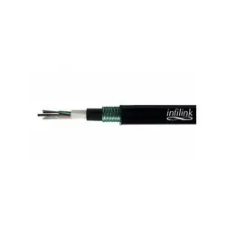 کابل فیبر نوری 12 کور سینگل مود indoor/out door OS1 اینفیلینک IP-FR98Y12-1 nfilink