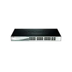 سوییچ 24 پورت هوشمند گیگابیت 4 پورت SFP  دی-لینک DGS-1210-28