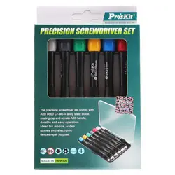 ست پیچ گوشتی 2 سو - 4 سو ساعتی پروسکیت تایوانی - مدل 8PK-2061