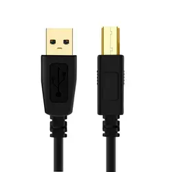 کابل پرینتر کی نت پلاس USB3.0 AM to BM مدل KP-C4018 طول 1.5 متر