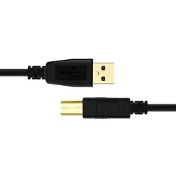 کابل پرینتر کی نت پلاس USB3.0 AM to BM مدل KP-C4018 طول 1.5 متر