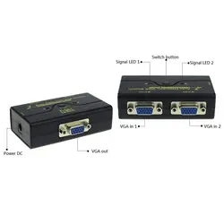 سوئیچ دو پورت VGA کی نت پلاس مدل KPM9021