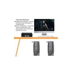 سوئیچ دو پورت VGA کی نت پلاس مدل KPM9021