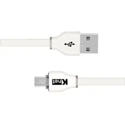 کابل فلت میکرو USB 2.0 مدل K-UC555 با طول 1.2 متر کی نت